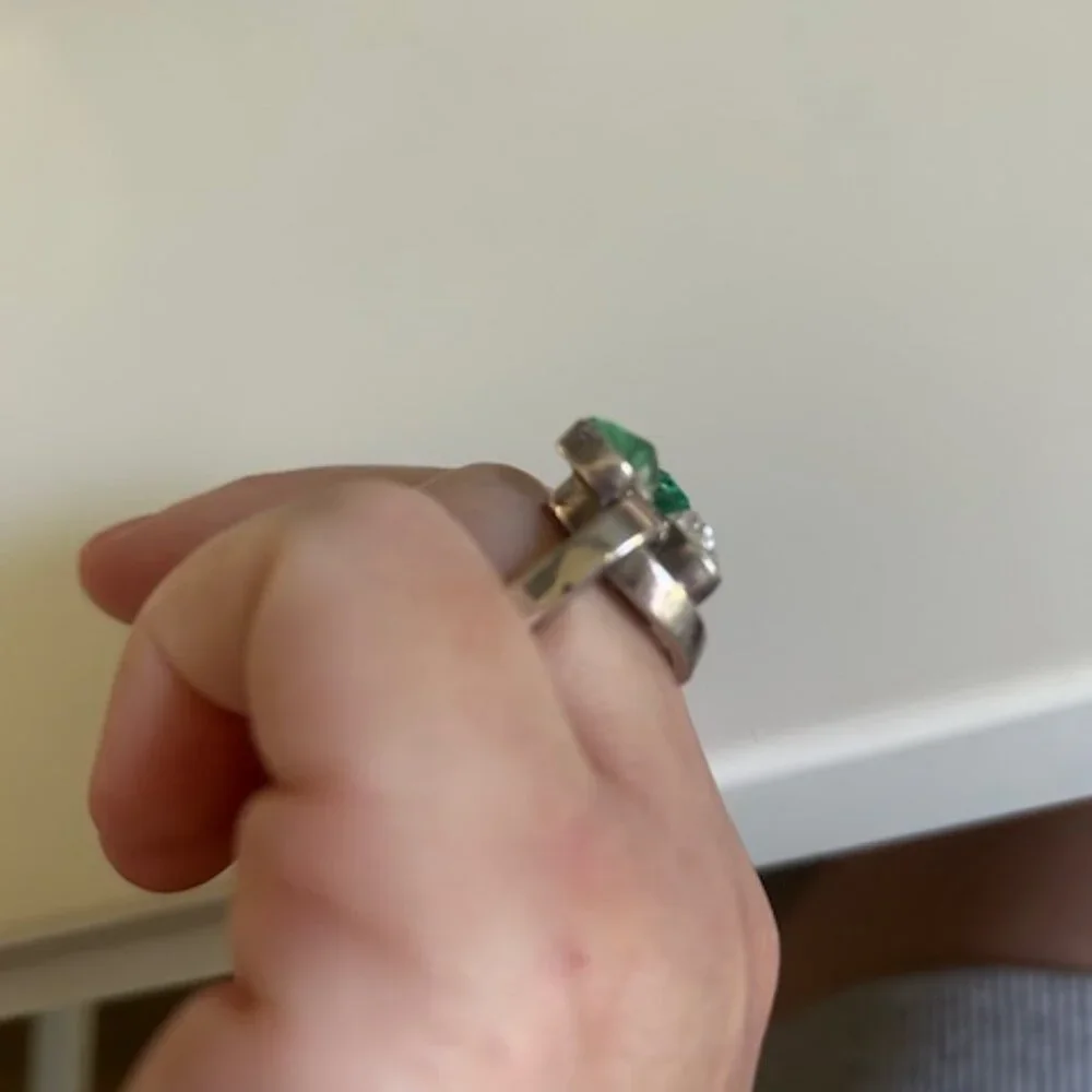 Lilly Barrack Sterling SIlver .925 Ring- Multi Stone- Size 8 - Picture 5 of 7